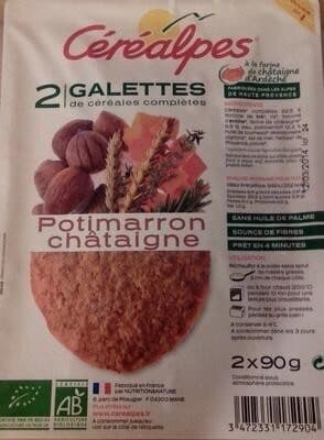 Céréalpes Galette Au Potimarron Et a La Chataigne packshot