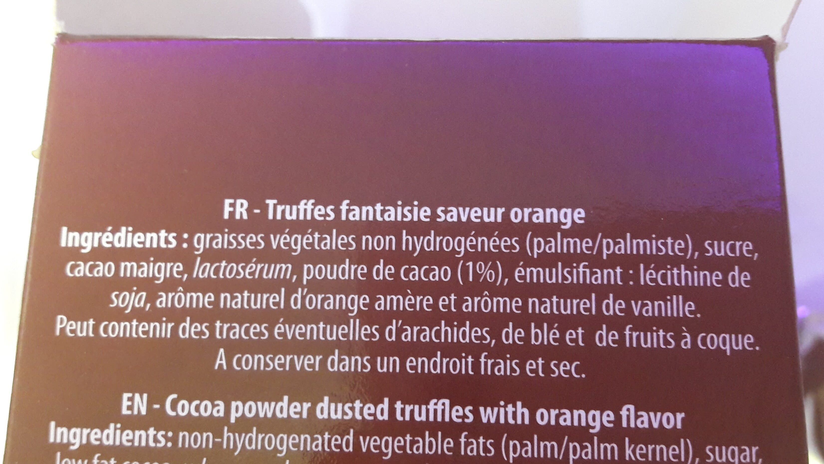 Chocmod Truffes Fantaisie Arôme Orange packshot