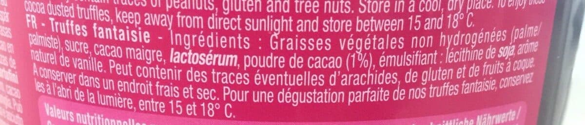 Truffettes De France Truffes Nature Fantaisie En Boite Fer 250g packshot
