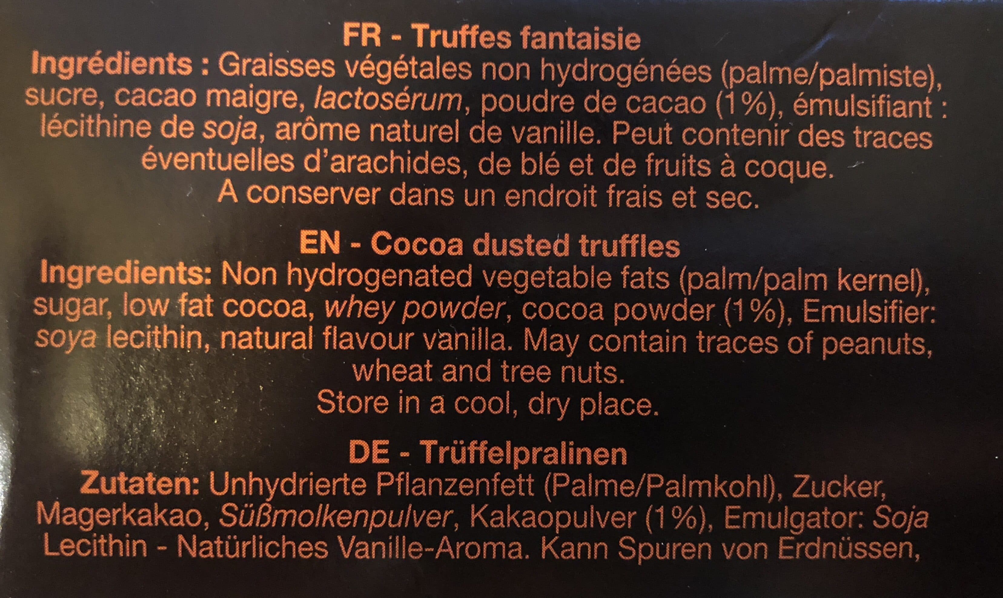 Truffes Fantaisie Bte Truffes 500G, packshot