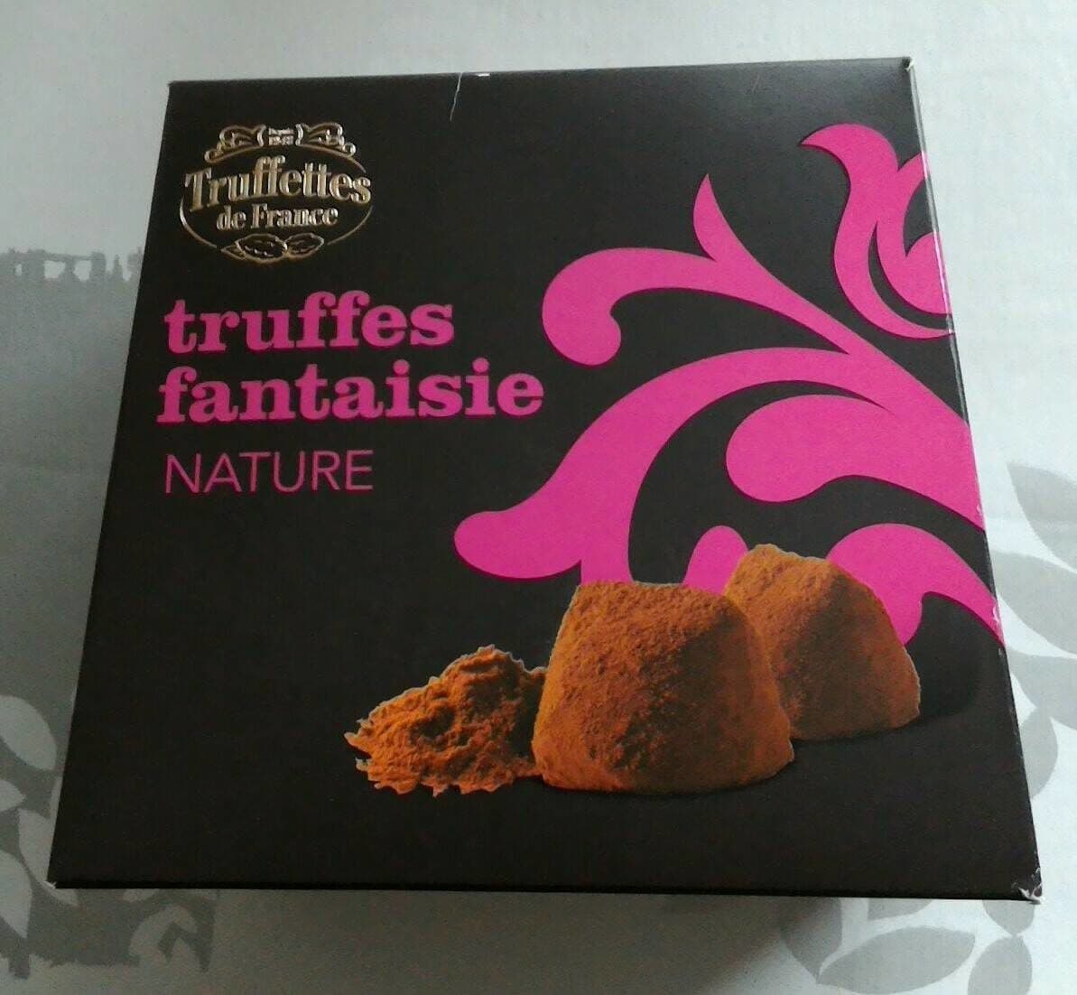 Truffettes de France Truffes fantaisies nature packshot