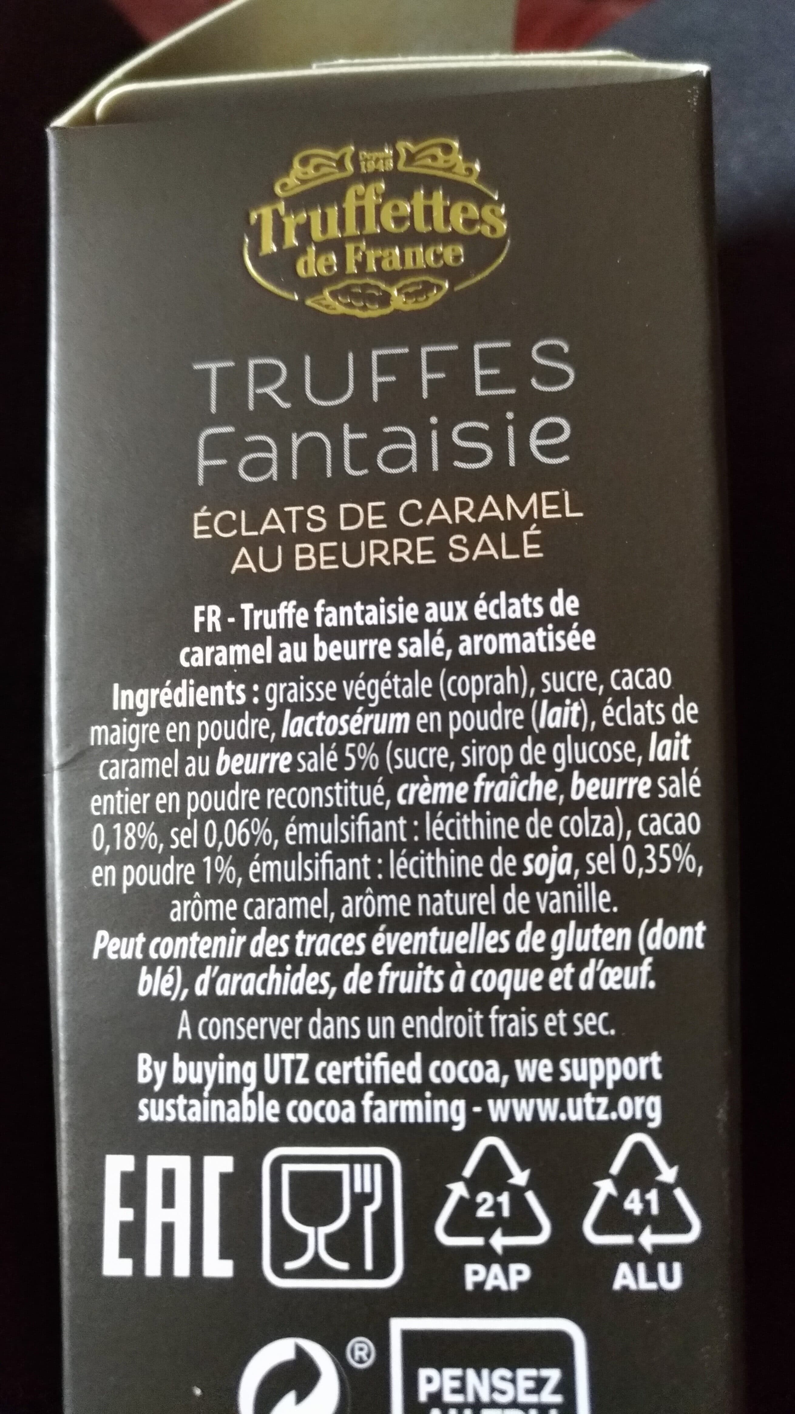Truflettes De France Truffes Fantaisie packshot