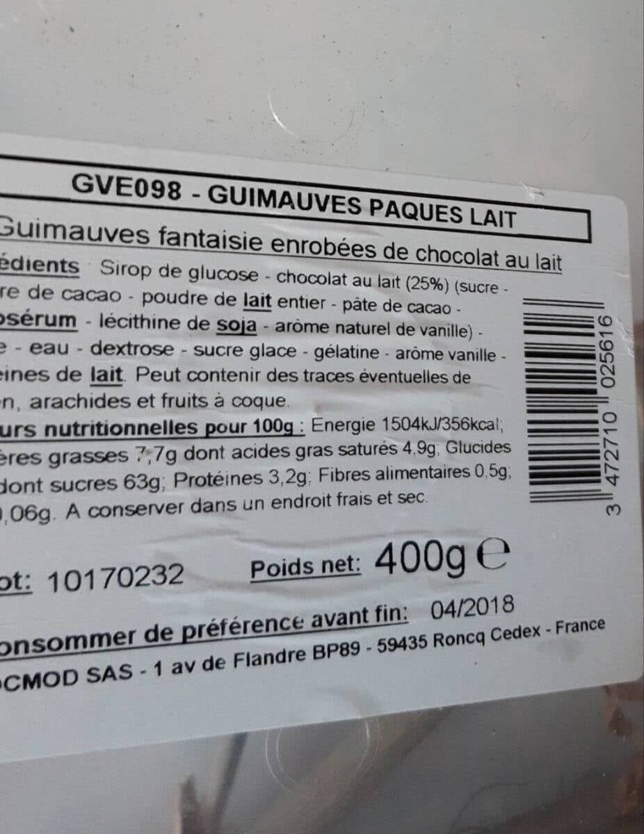 Chocmod Guimauves packshot