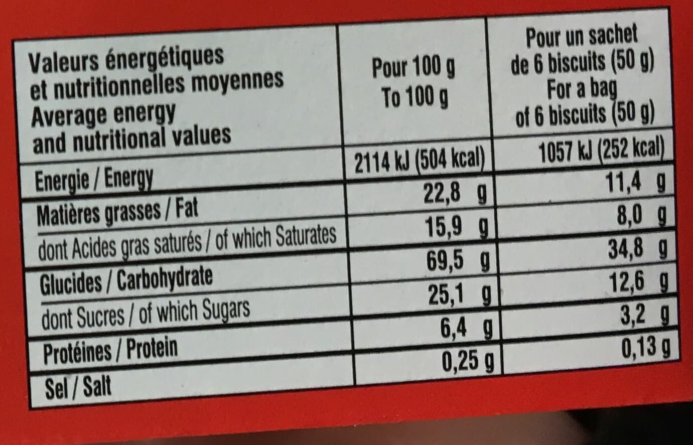 La Mère Poulard Sablés packshot