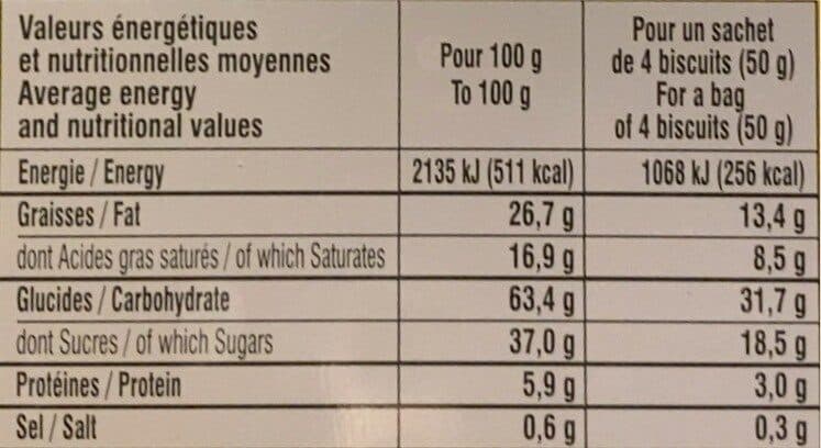 Biscuiterie Mère Poulard Les cookies de la Mère Poulard packshot