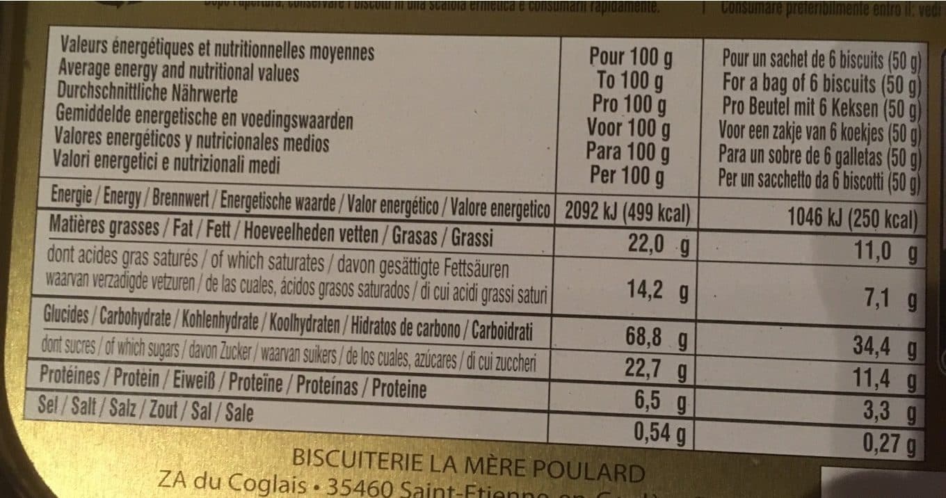 La Mère Poulard Les galettes de la Mère Poularde packshot