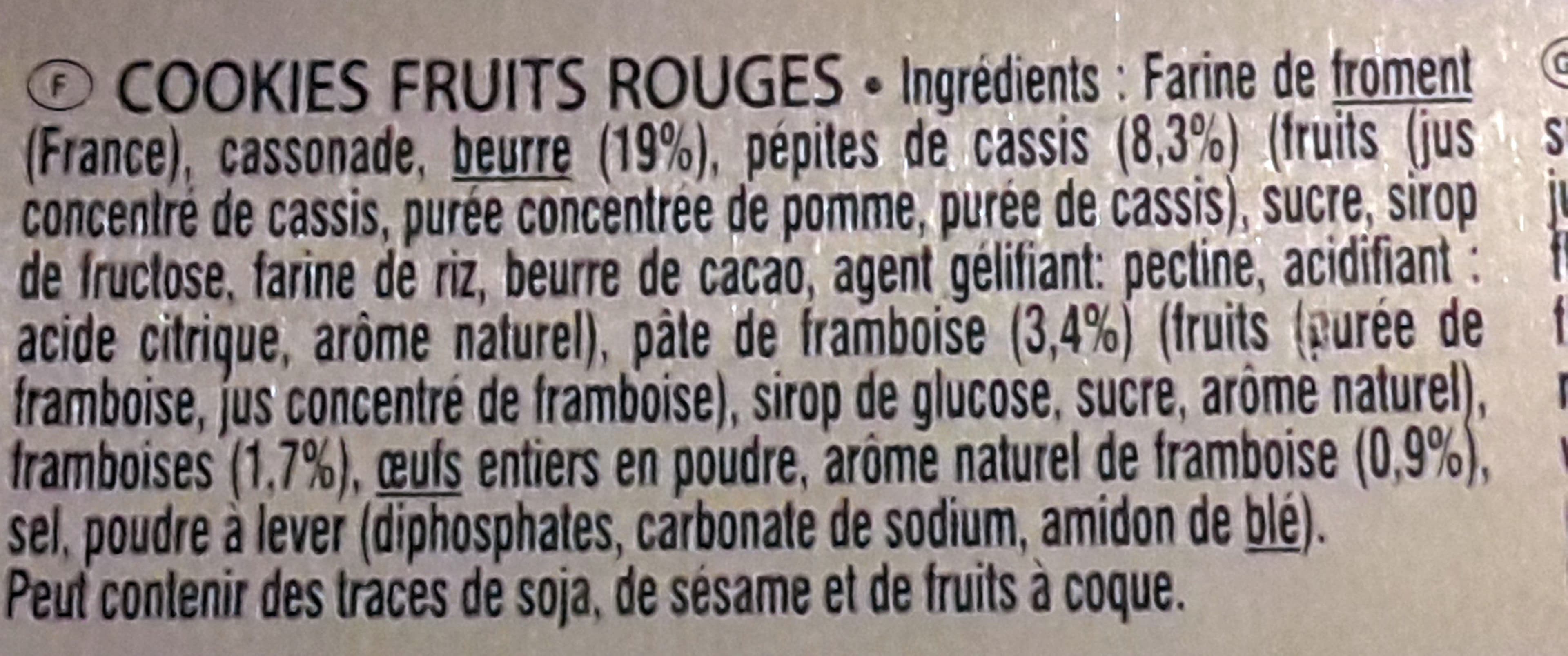 La Mère Poulard Les Cookies de la Mère Poulard Fruits Rouges packshot