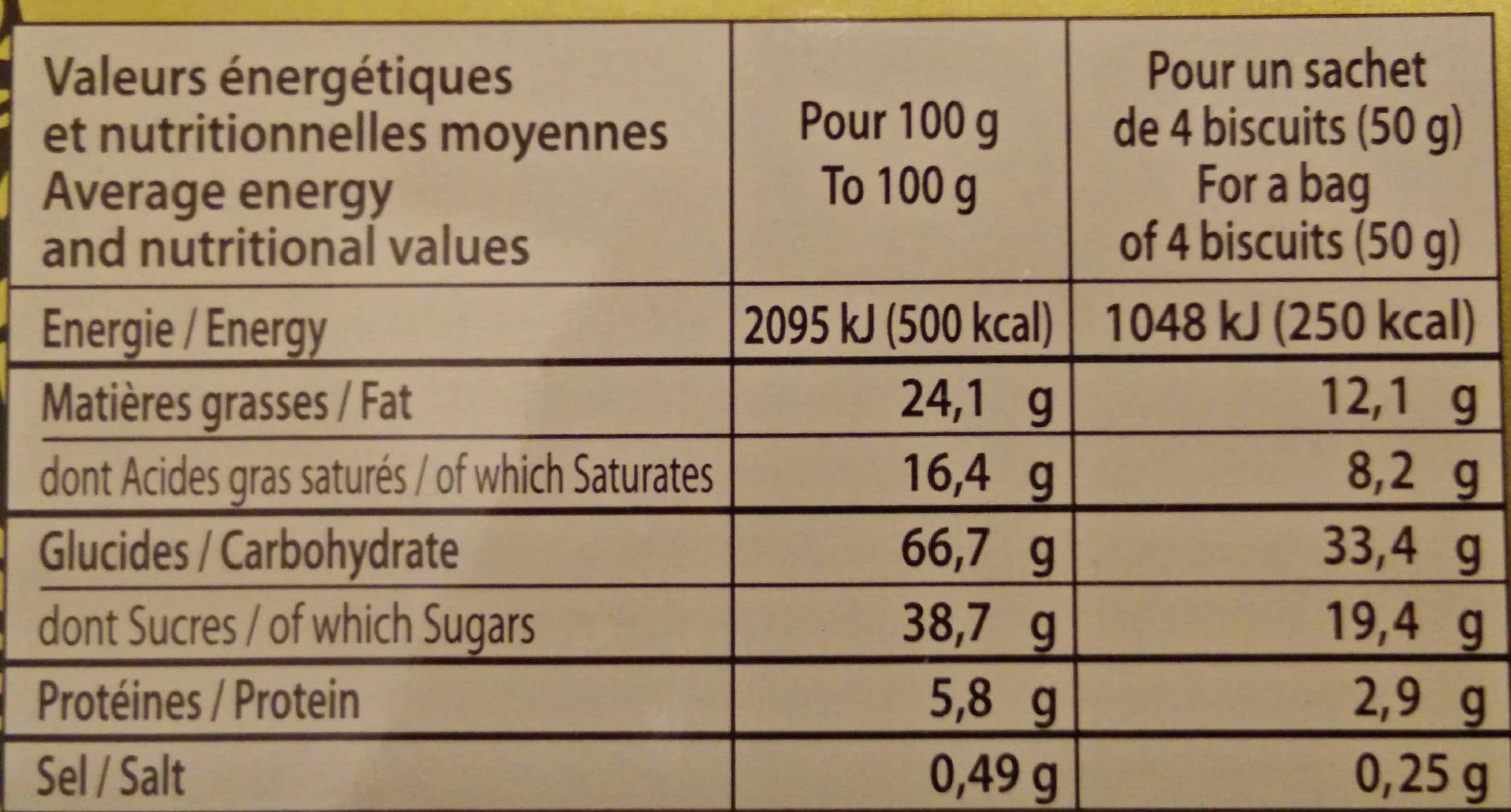 La Mère Poulard Les Cookies de la Mère Poulard Chocolat packshot