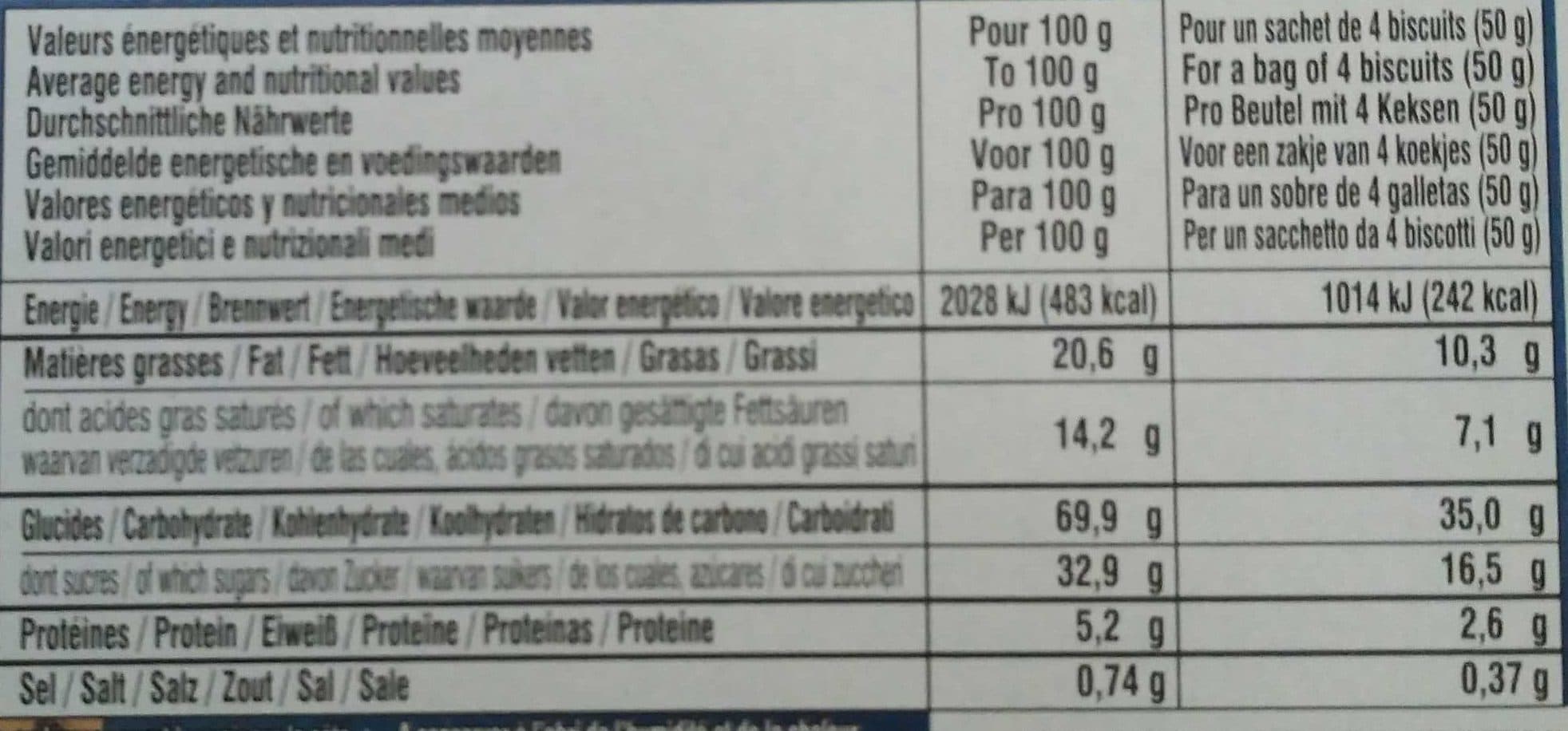 La Mère Poulard Cookies pomme-caramel packshot