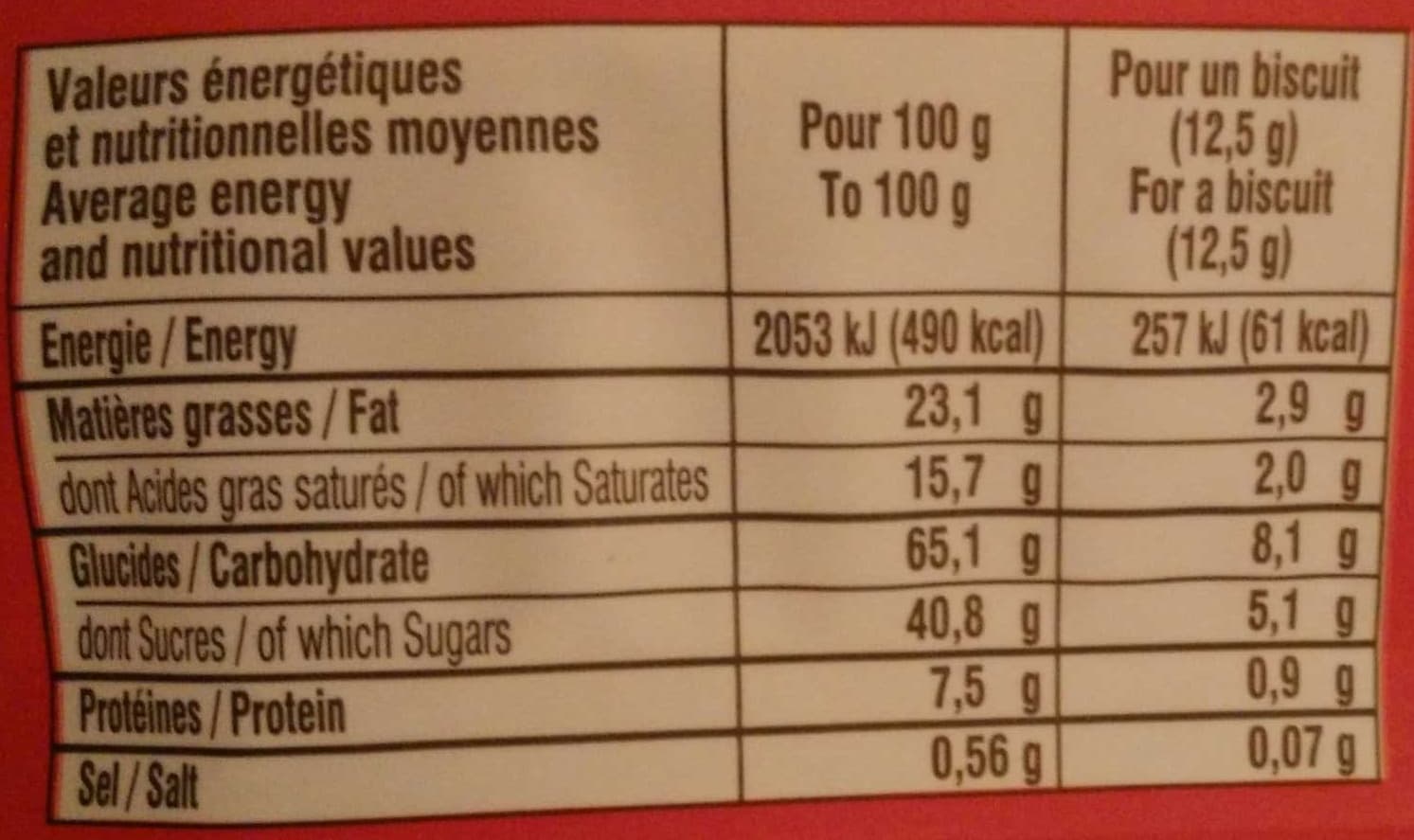 Mère Poulard Cookies Vanille Chocolat packshot