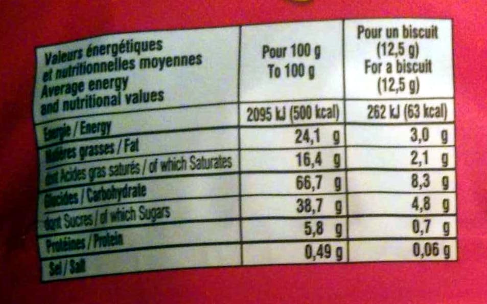 La Mère Poulard Cookies au chocolat packshot