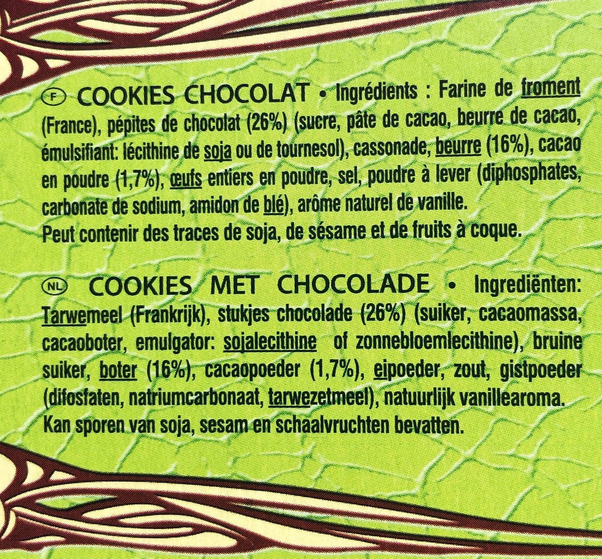La Mère Poulard Cookies chocolat packshot