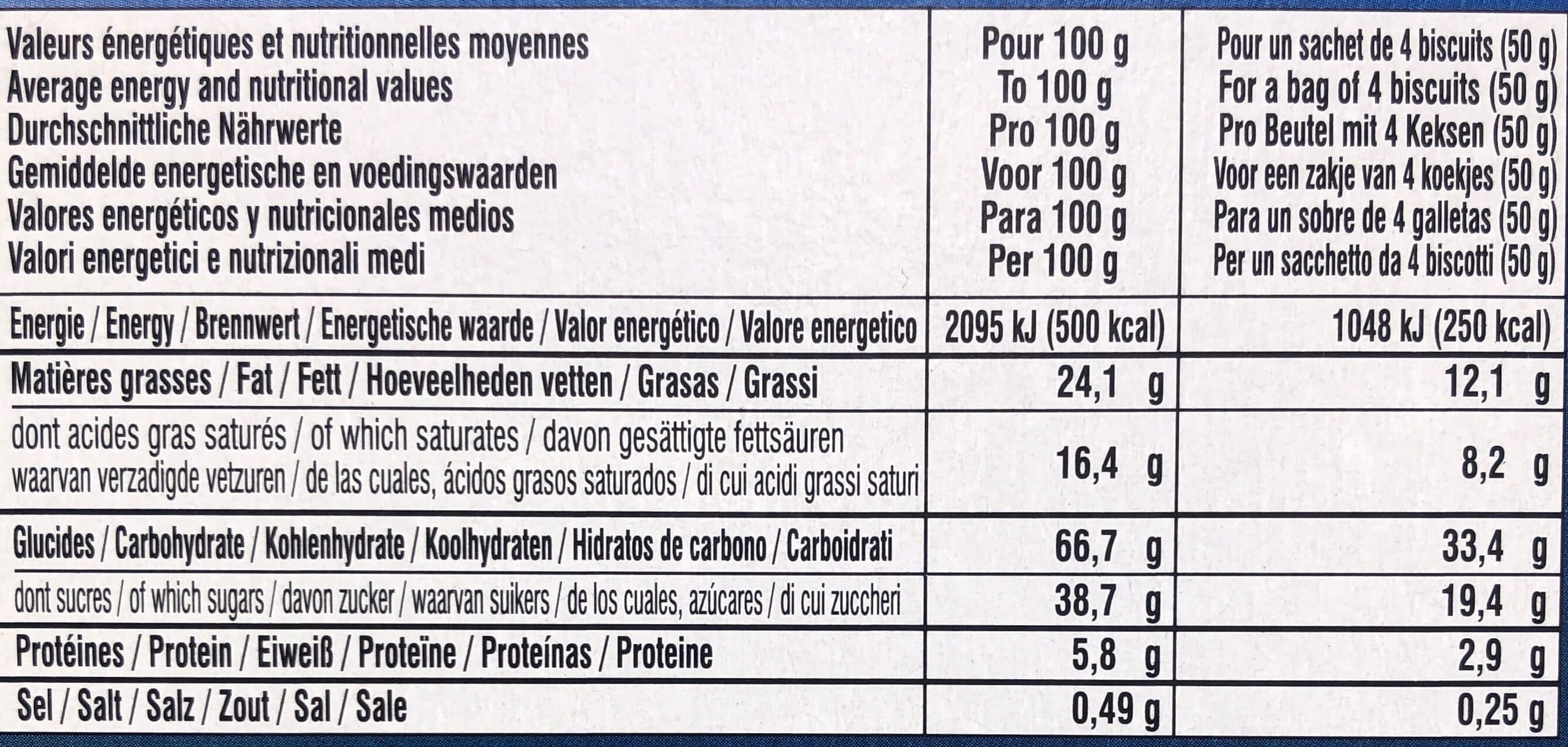 La Mère Poulard Cookies chocolat packshot