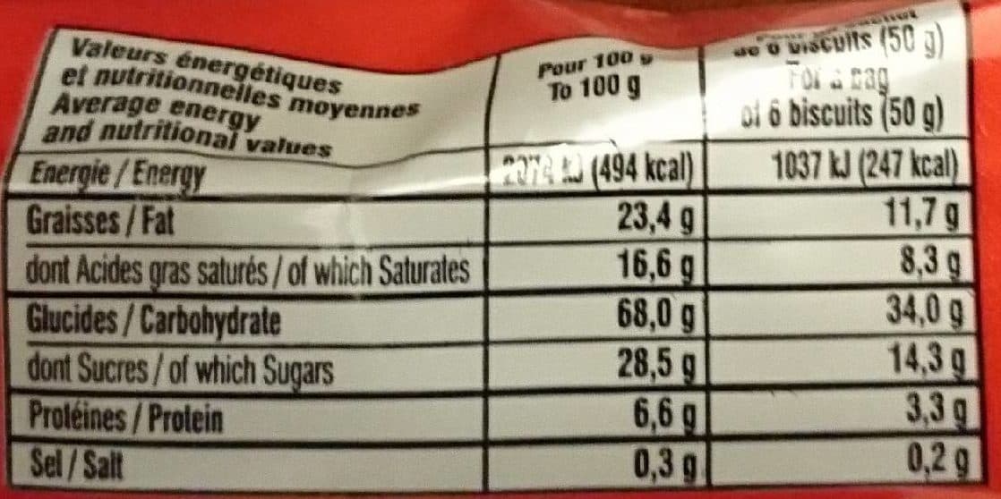 La Mère Poulard Sablés packshot