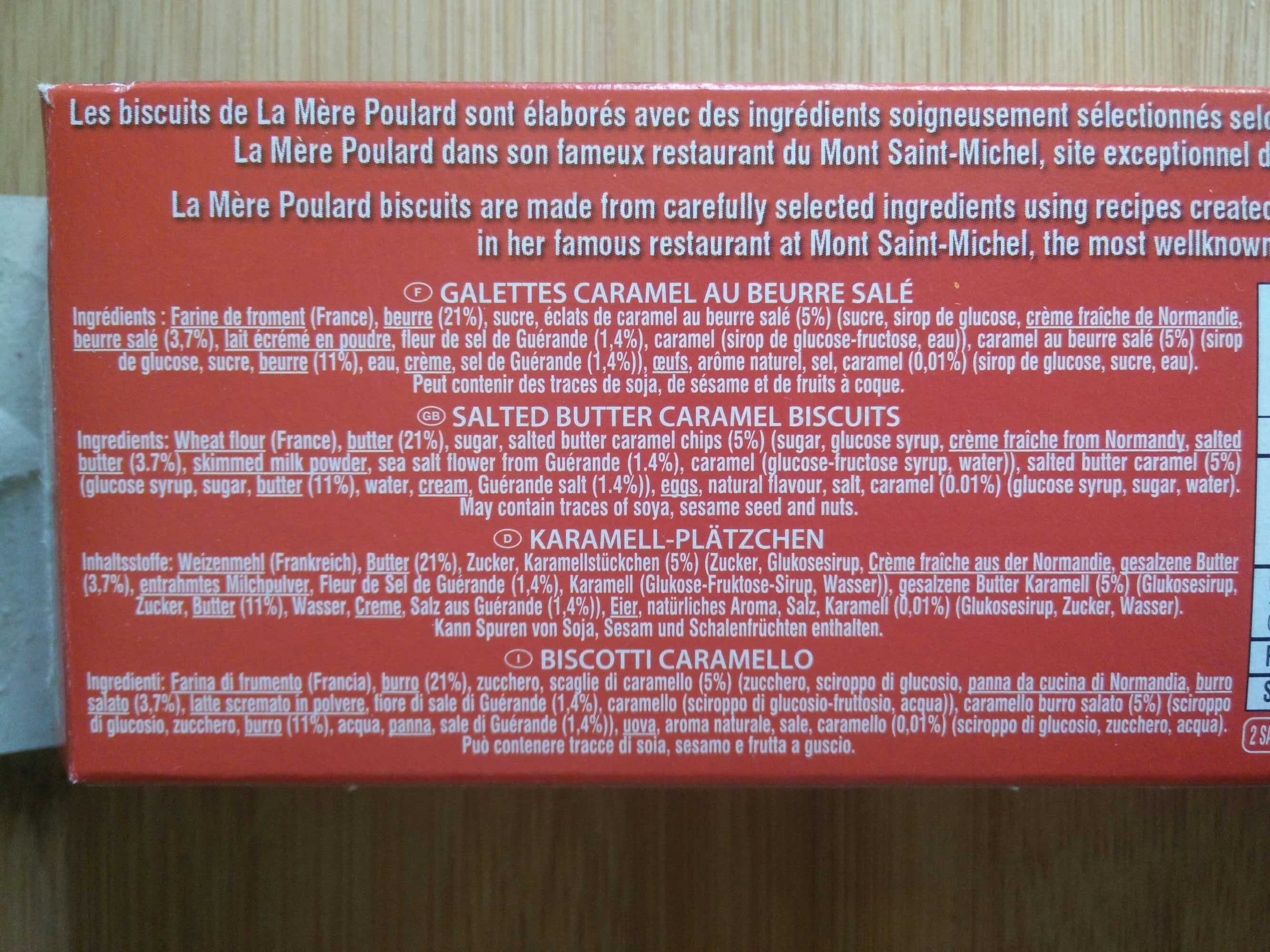 Mère Poulard Galettes Caramel au Beurre Salé packshot