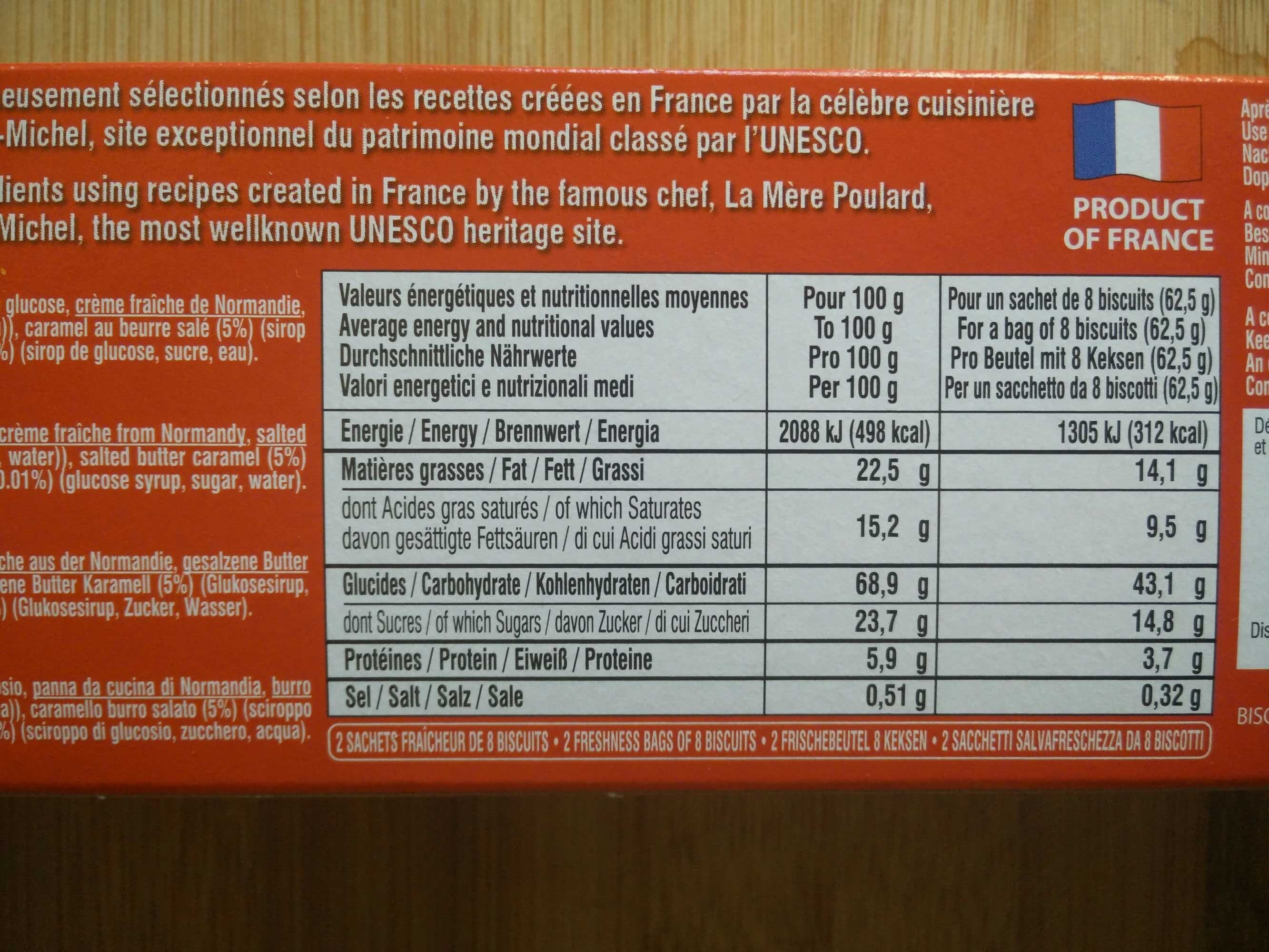 Mère Poulard Galettes Caramel au Beurre Salé packshot