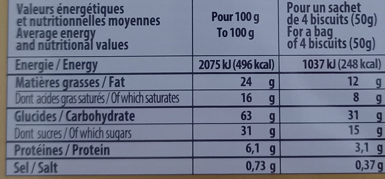 La Mère Poulard Les Cookies du Mont Saint Michel packshot