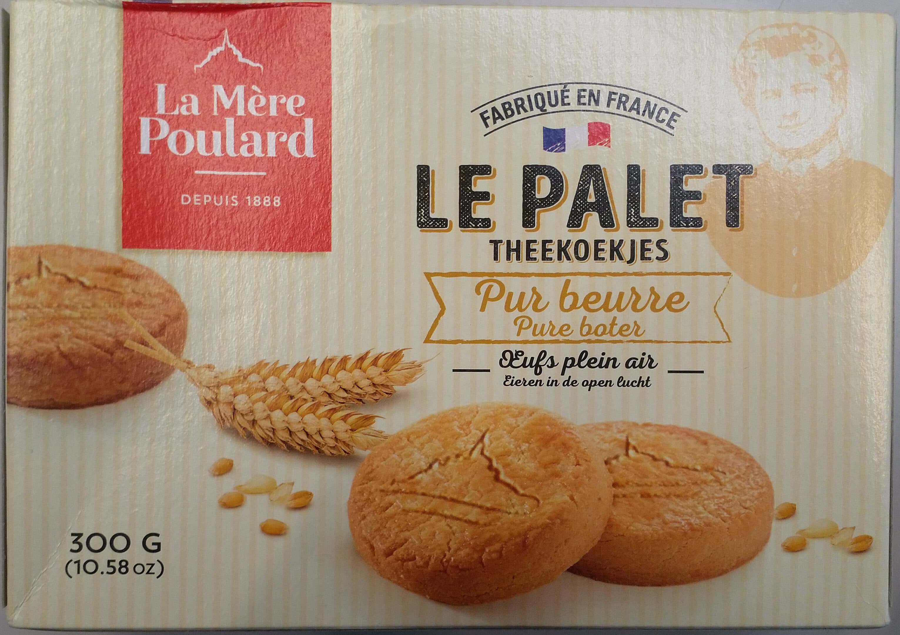 La Mère Poulard Palets pur beurre packshot