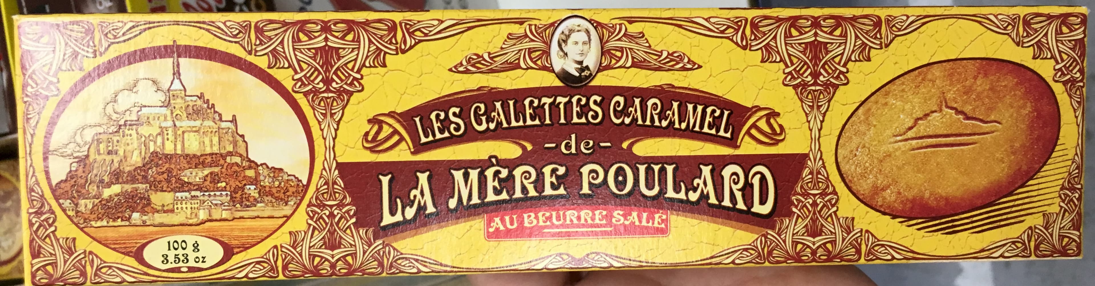 La Mère Poulard Les Galettes Caramel au Beurre Salé packshot