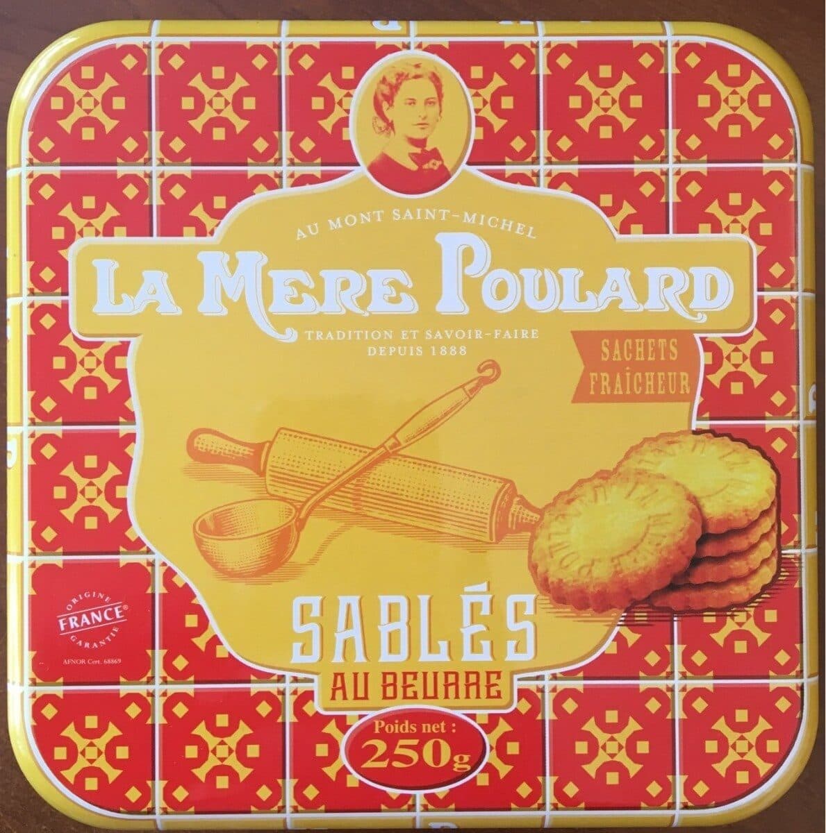 La mère Poulard Sablés au beurre packshot