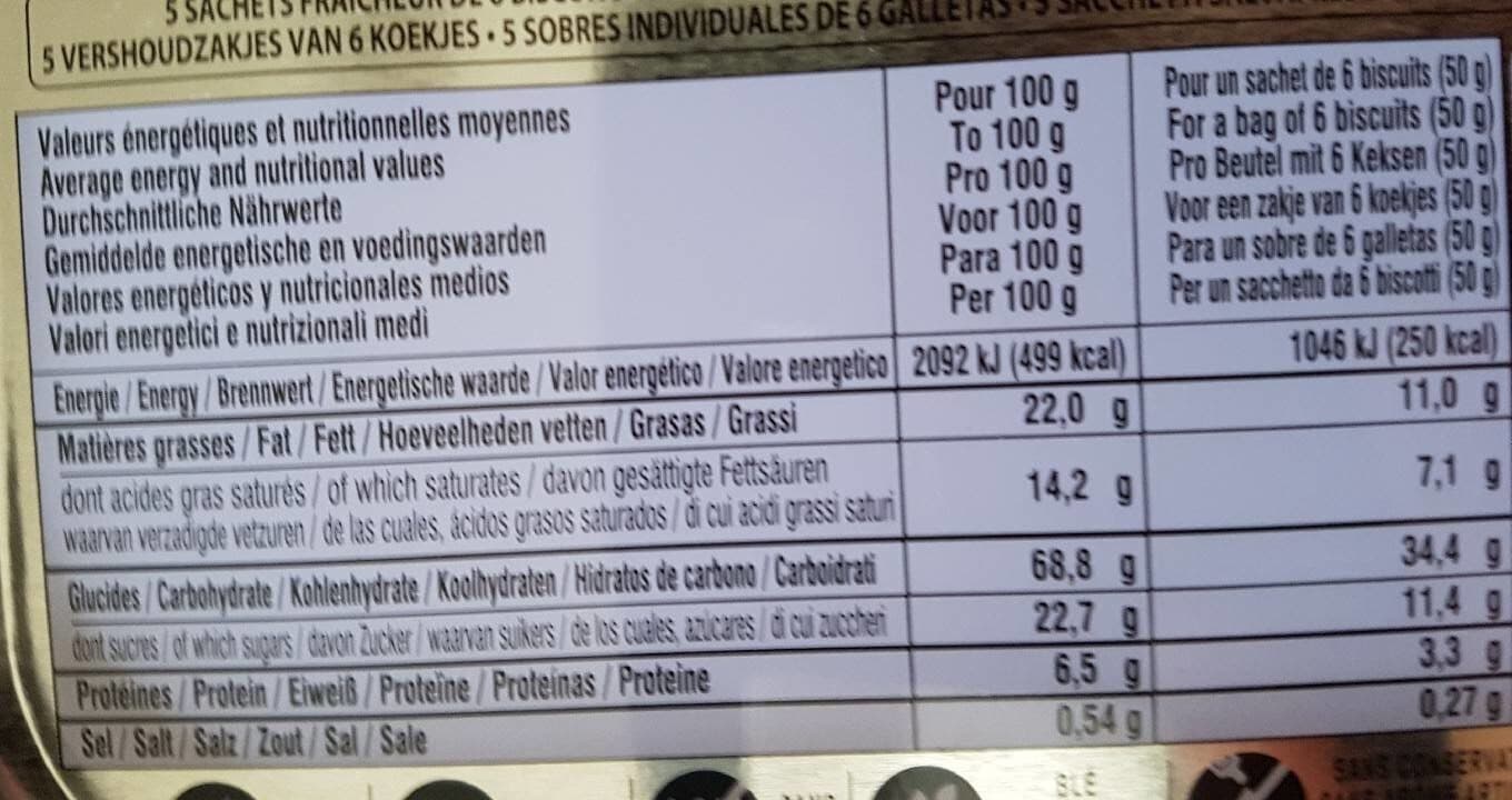 La Mère Poulard Galette caramel au beurre salé packshot