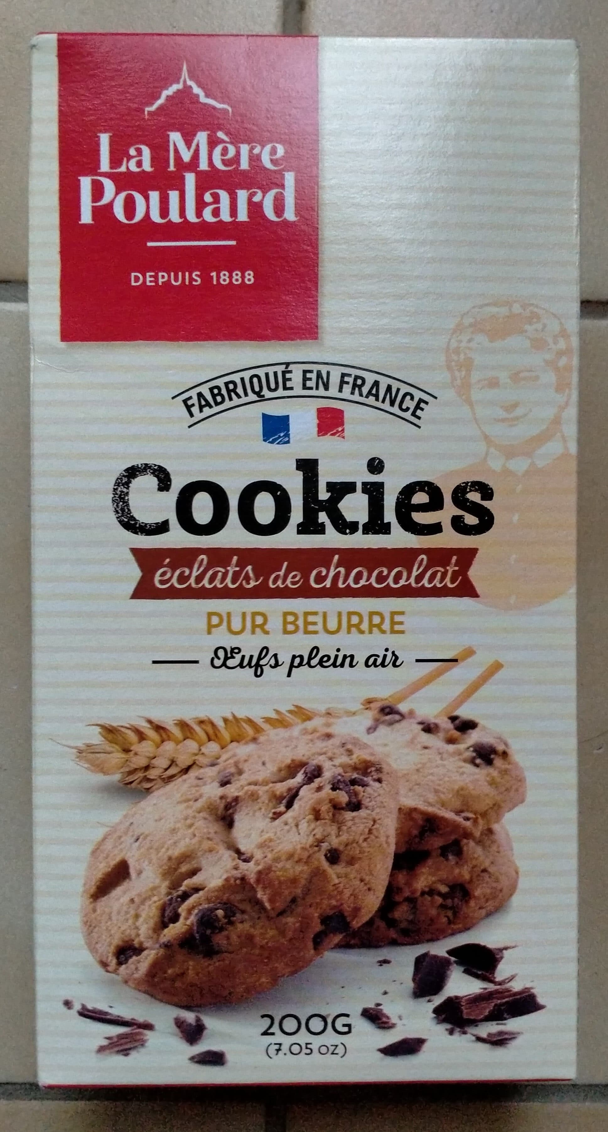 La Mere Poulard Cookies eclats de chocolat packshot