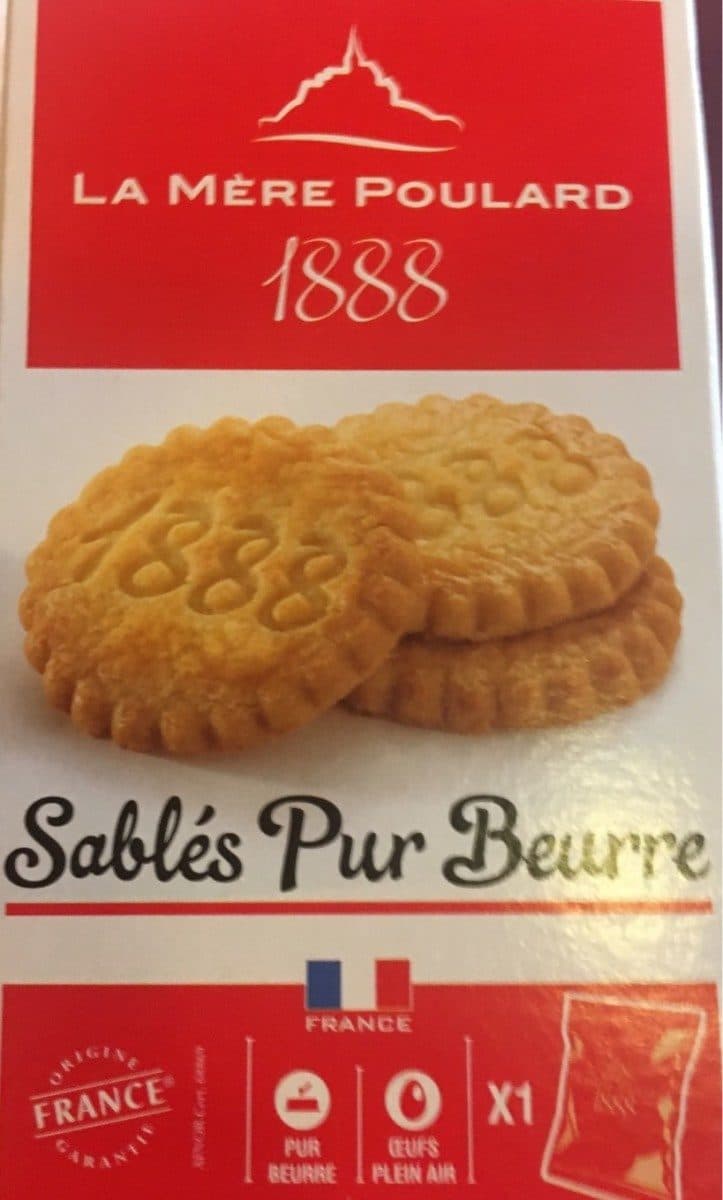 La Mère Poulard Sablés pur beurre packshot