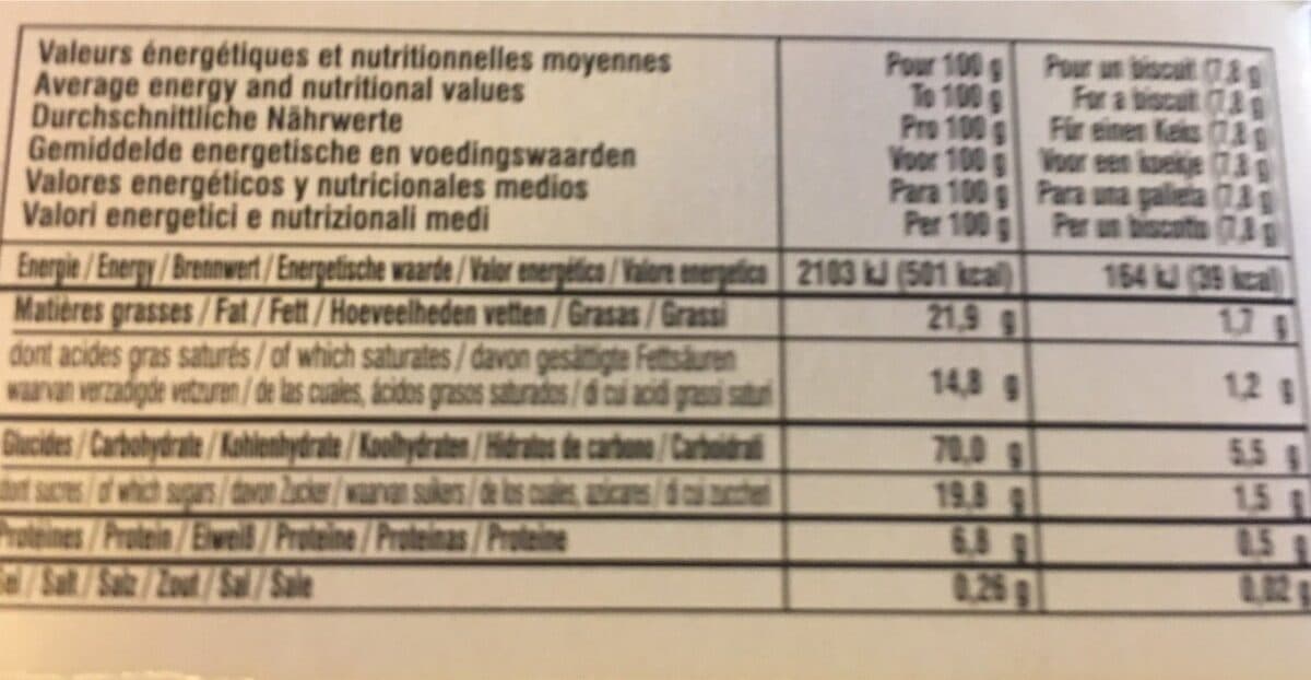 La Mère Poulard Sablés pur beurre packshot