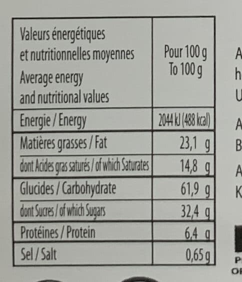 La Mère Poulard Sachet Vente Déclassé : Cookies chocolat packshot