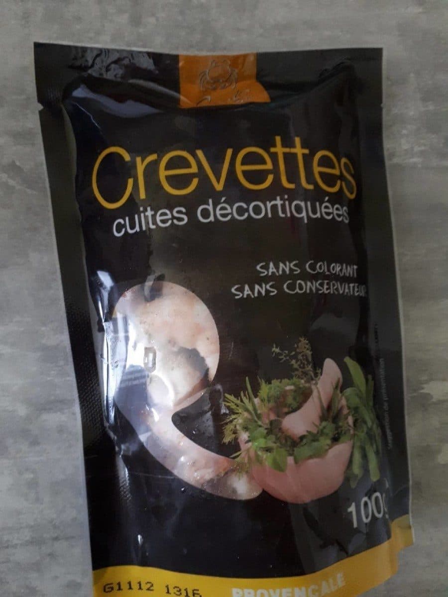 Open Food Facts Crevettes cuites décortiquées packshot