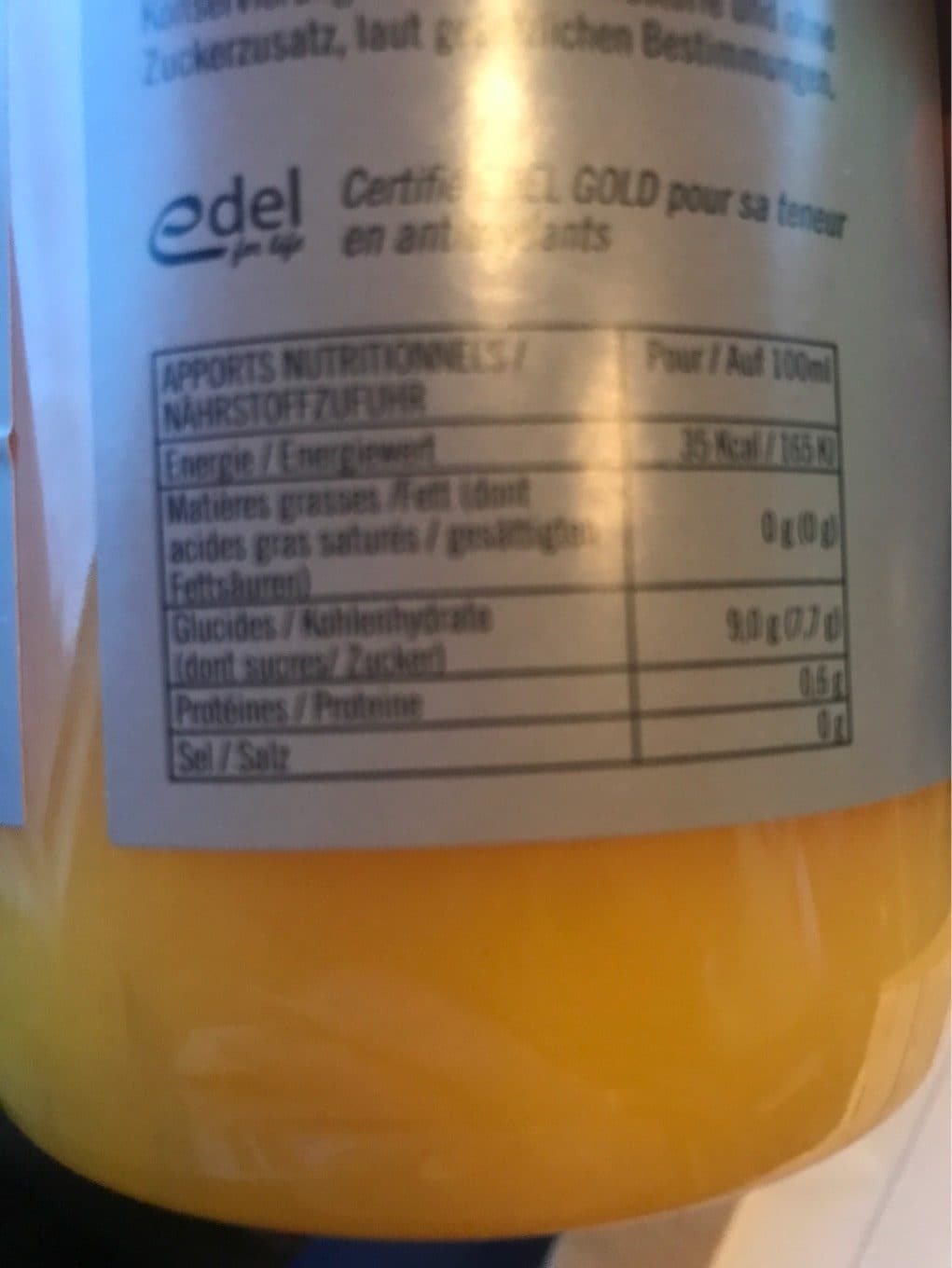 Spur Jus d’orange packshot