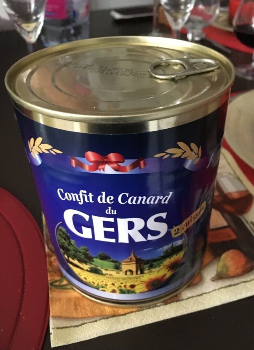 Open Food Facts Confit de canard du gers packshot