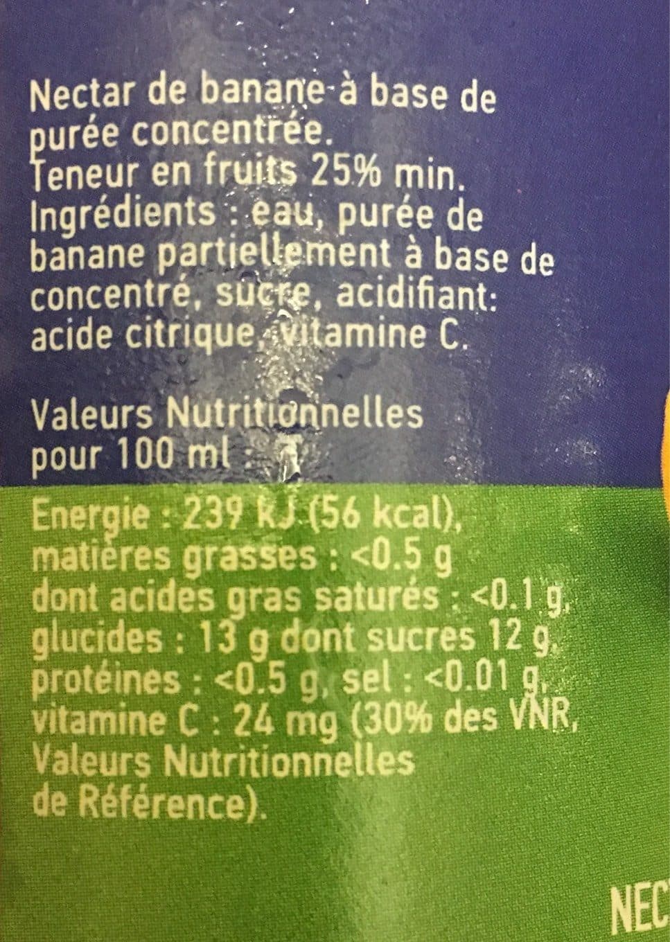 Réa Rea Banane packshot