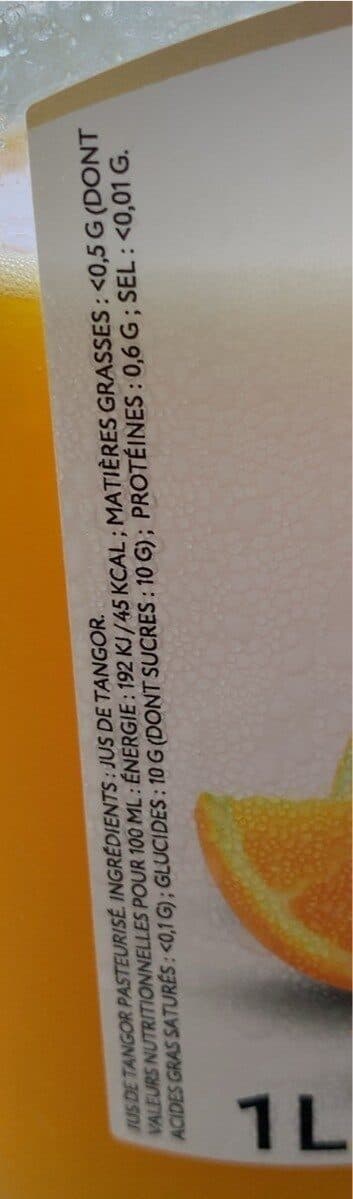 Caresse Creole Jus d'orange pasteurisé packshot