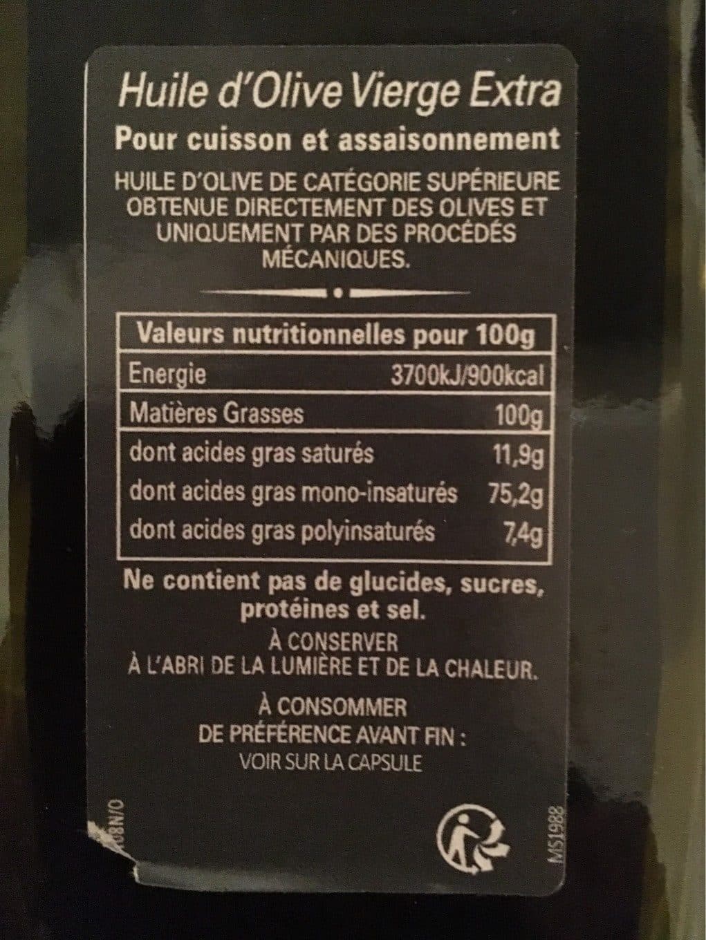 Marqolive Huile d’olive vierge extra packshot