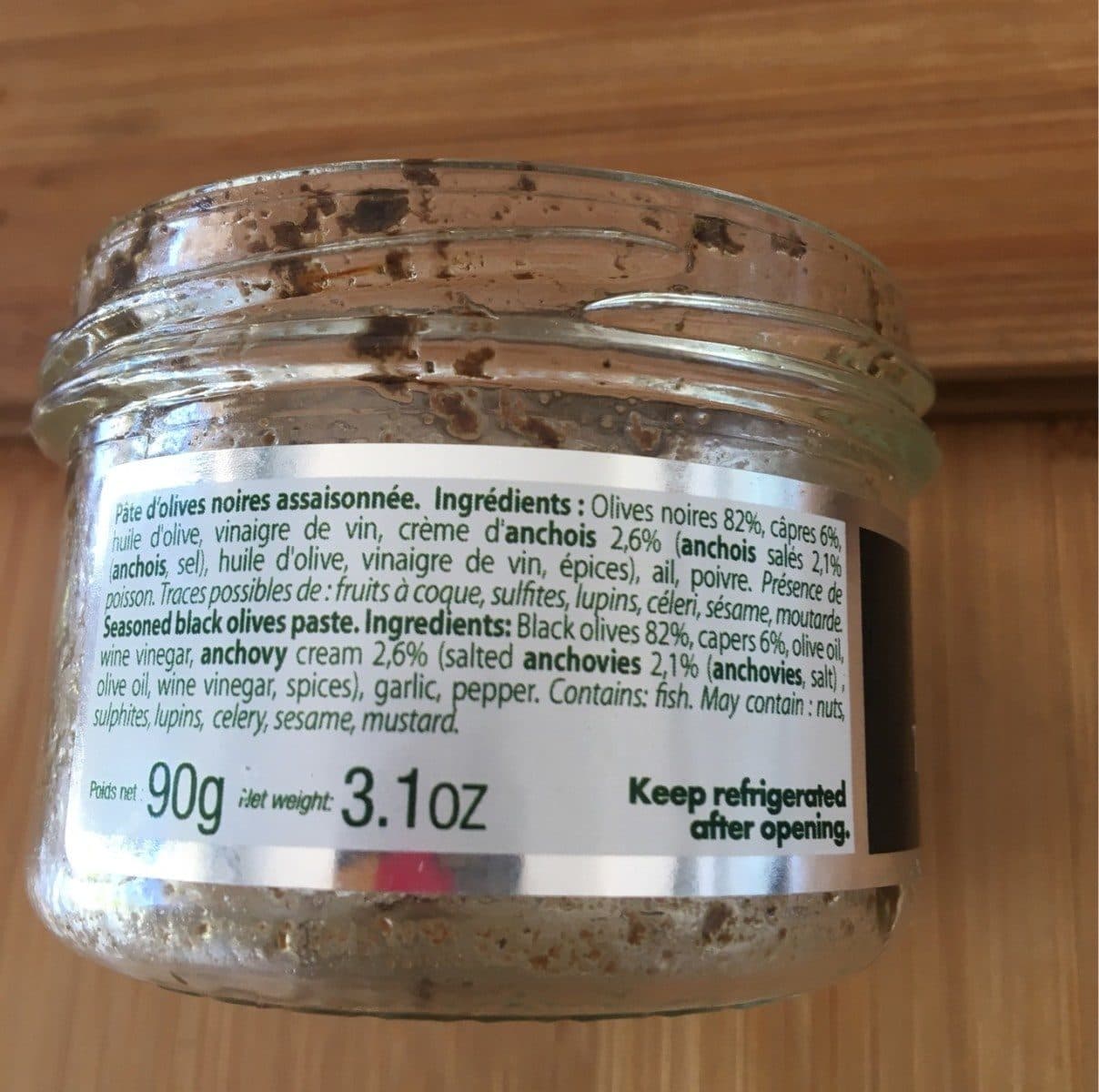 Open Food Facts Tapenade noire packshot