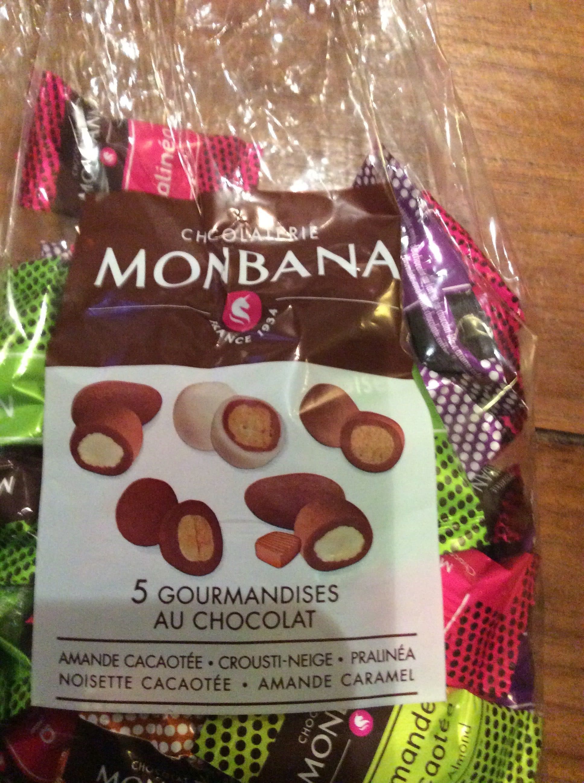 Monbana 5 gourmandises au chocolat packshot