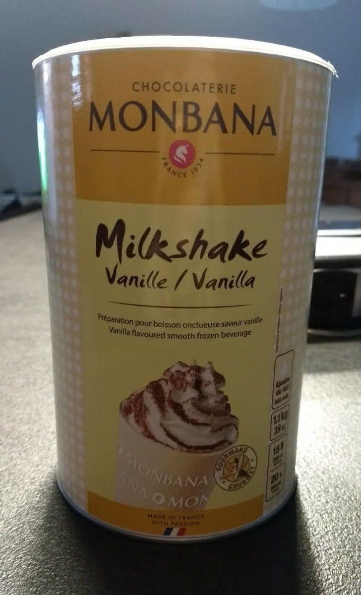 Chocolaterie Monbana Milkshake packshot