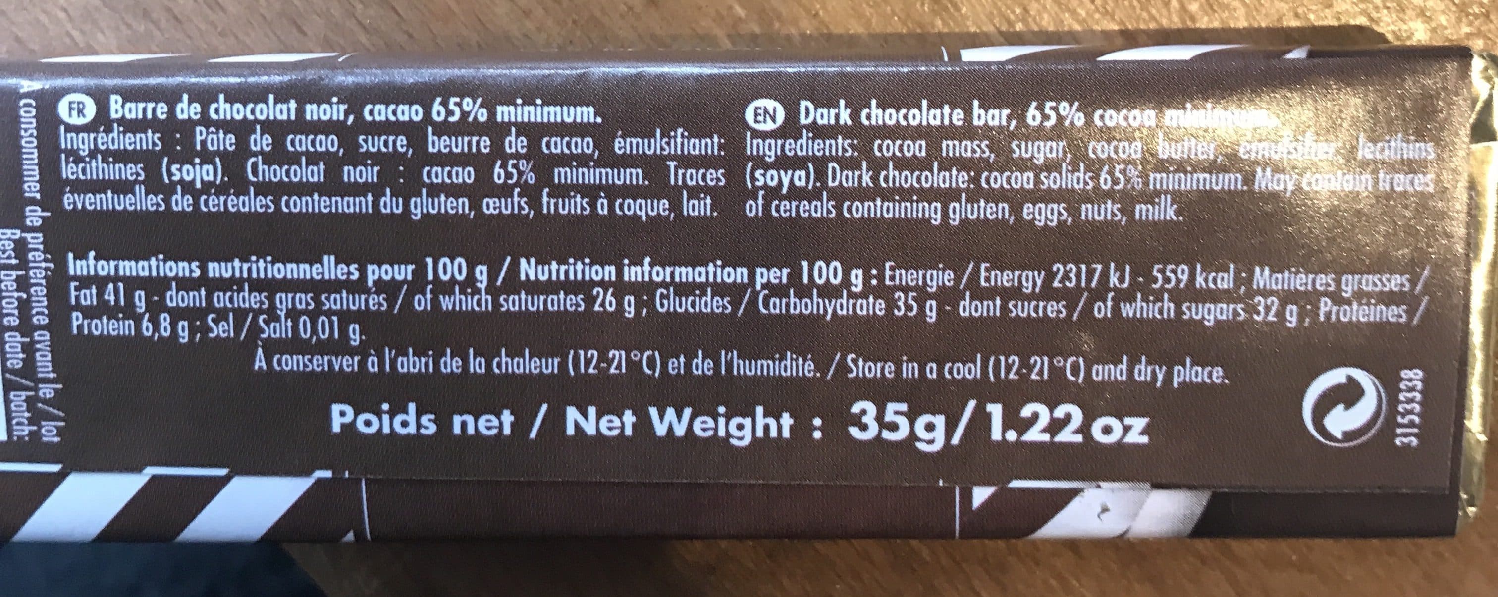 Monbana Monbana 65% de Cacao packshot