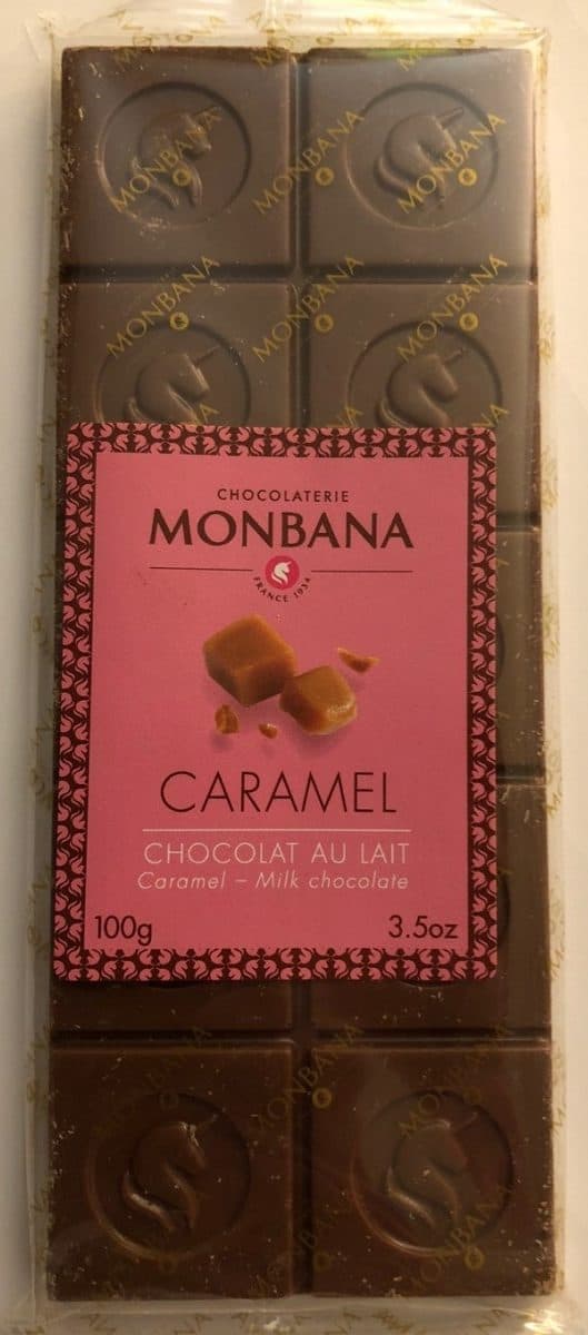 Monbana Chocolat au lait Caramel packshot