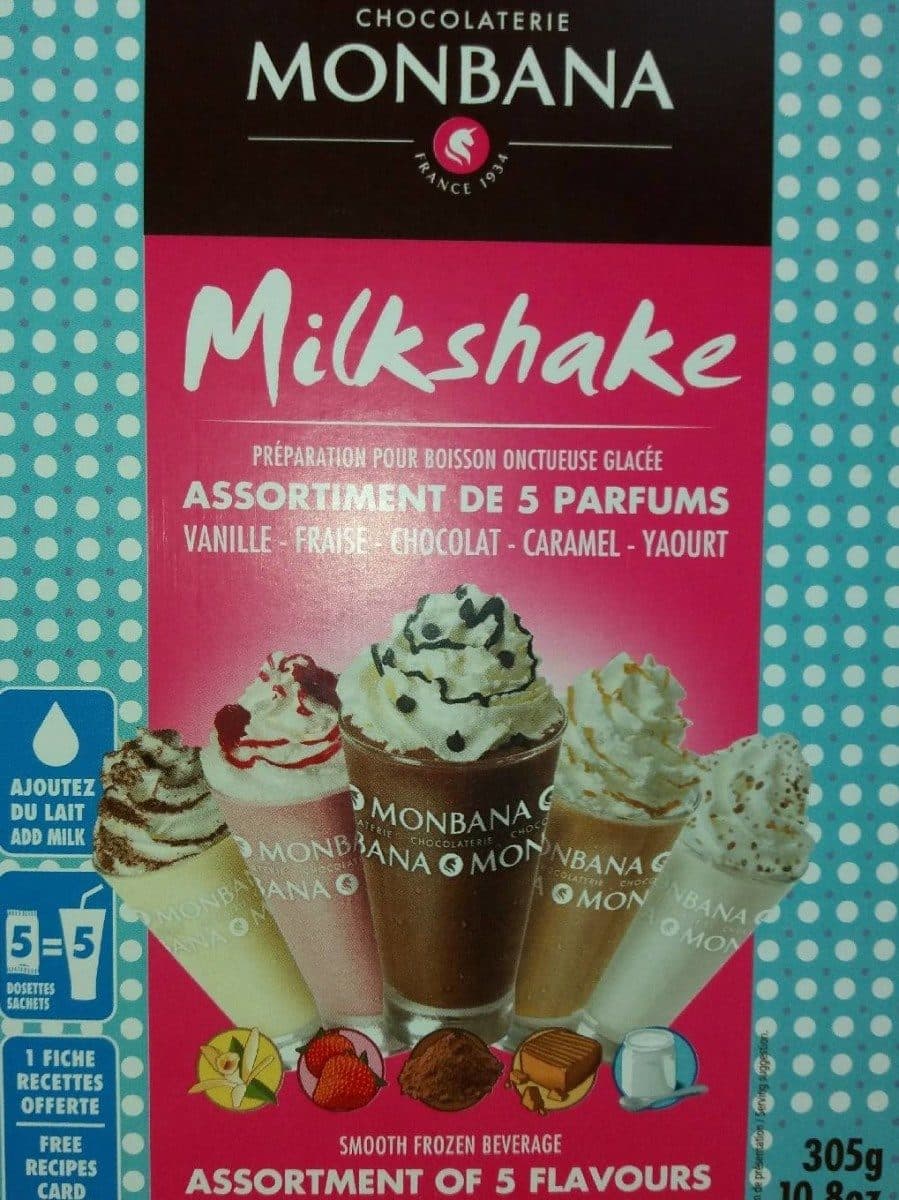 Monbana Milkshake packshot