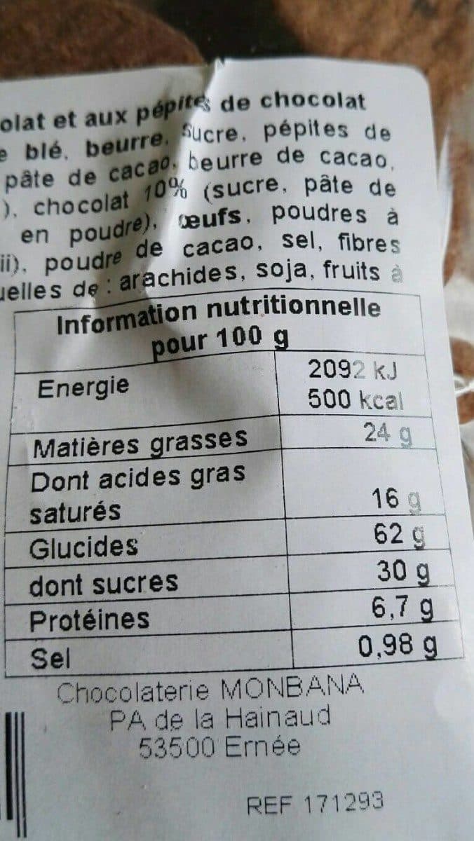 Chocolaterie Monbana Mini cookies packshot