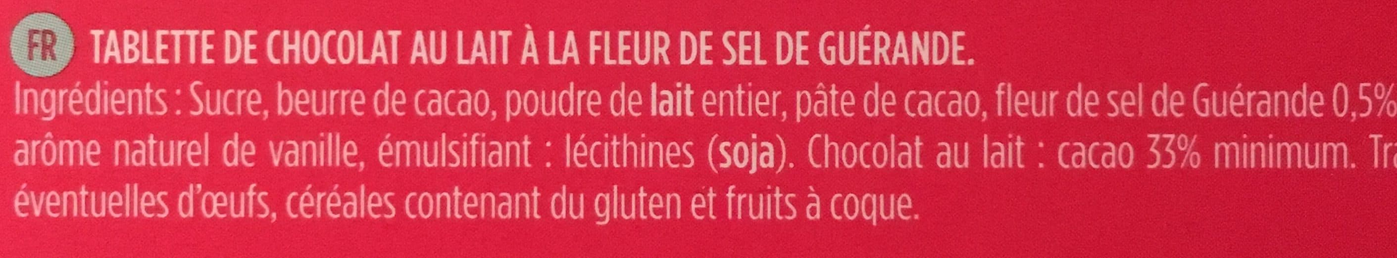 Okakao Lait Fleur de sel de Guérande packshot