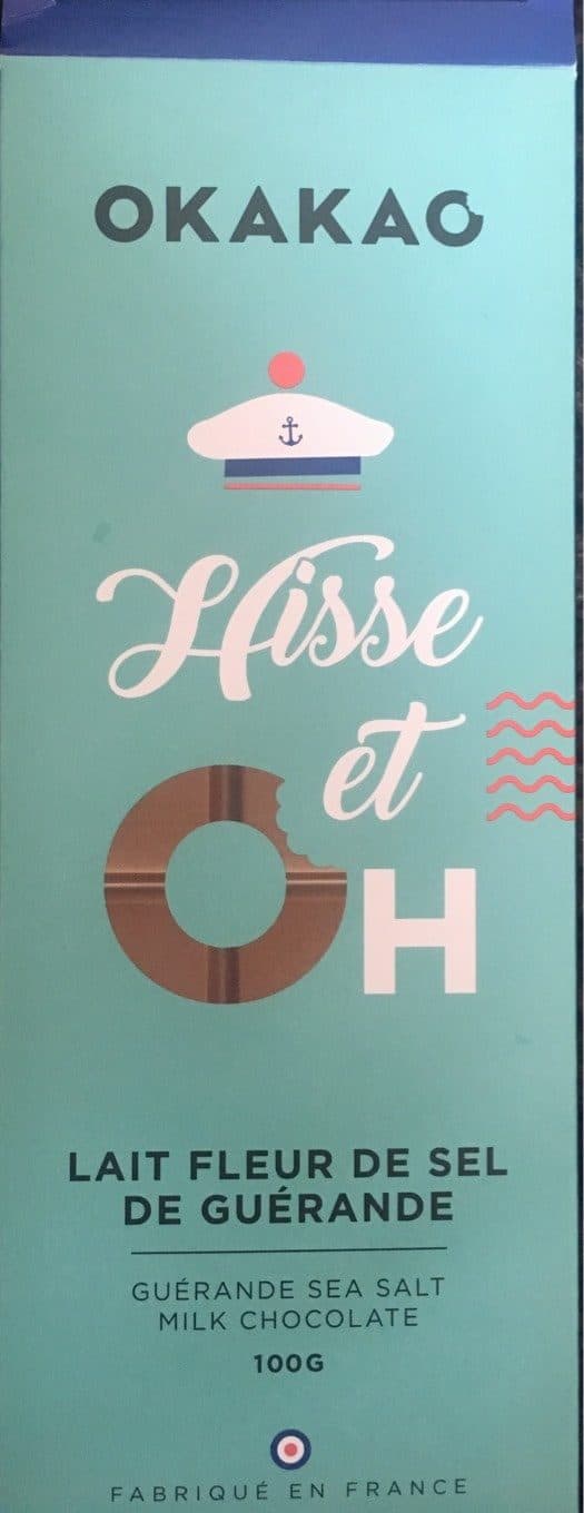 Okakao Hisse et oh Lait fleur de sel de Guérande packshot