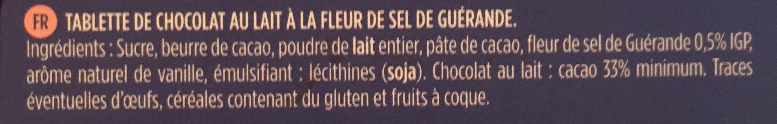 Okakao Chocolat au lait fleur de sel de guérande packshot