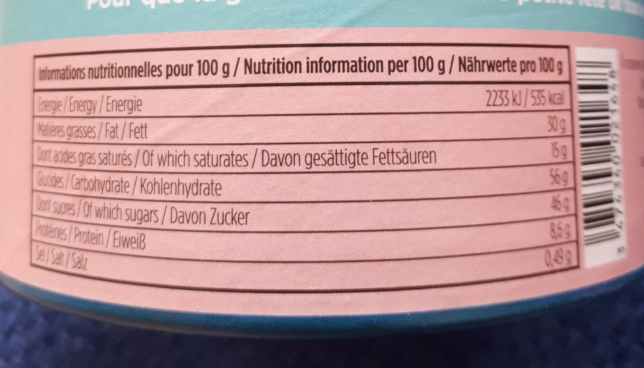 Open Food Facts Krousi choco praliné packshot