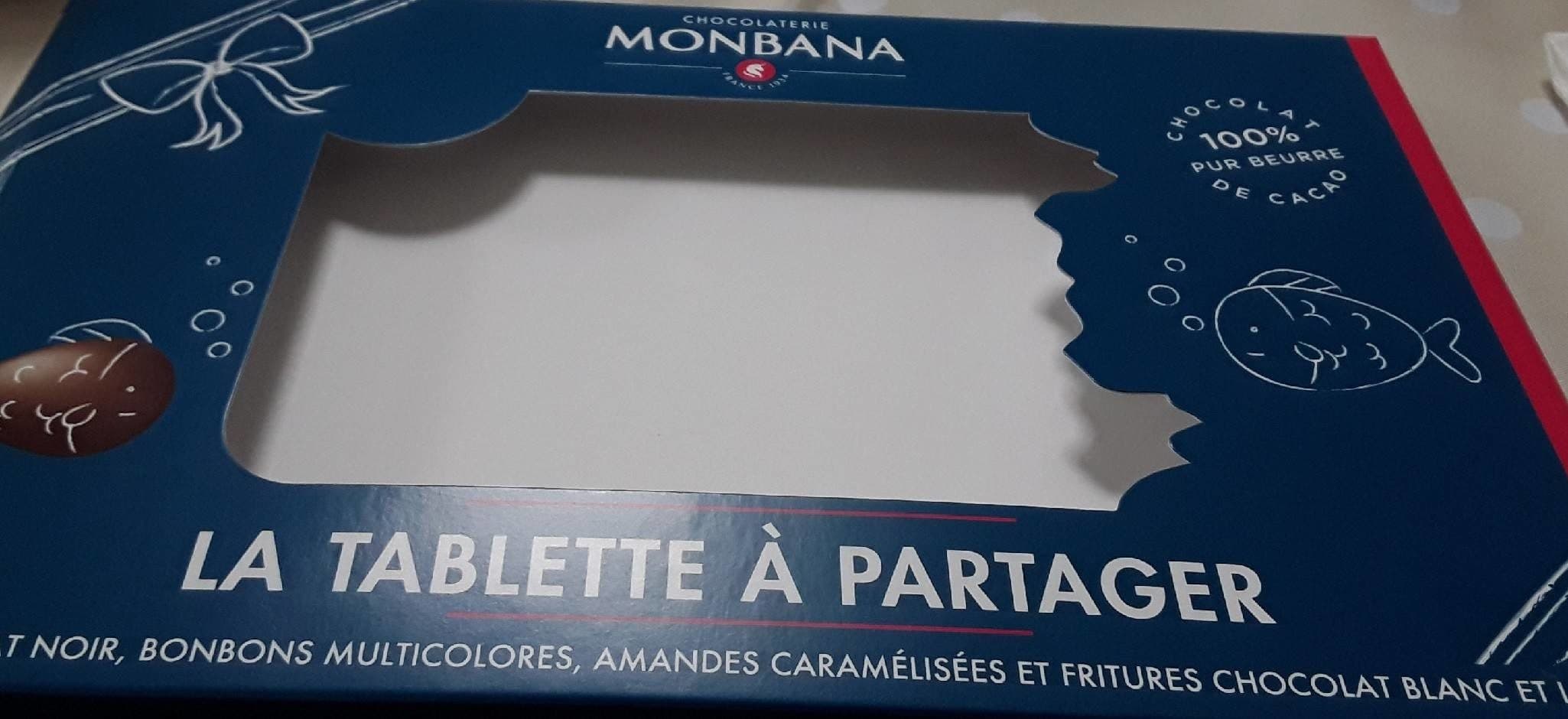 Chocolaterie Monbana Tablette a partager packshot