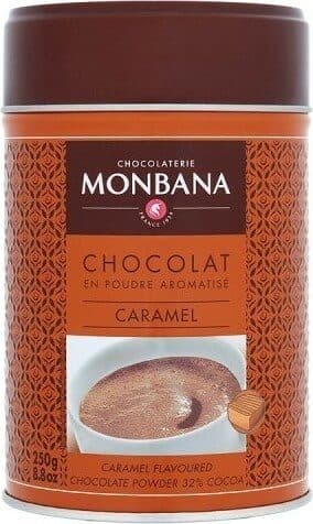 Monbana Caramel Flavoured Chocolate Powder packshot