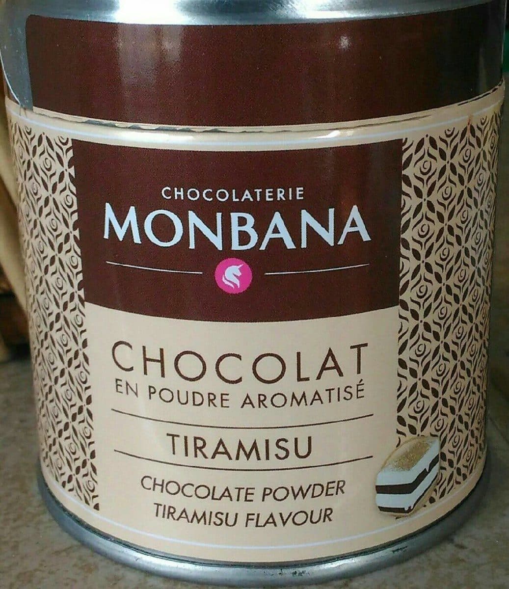 Monbana Chocolat en poudre aromatisé TIRAMISU packshot