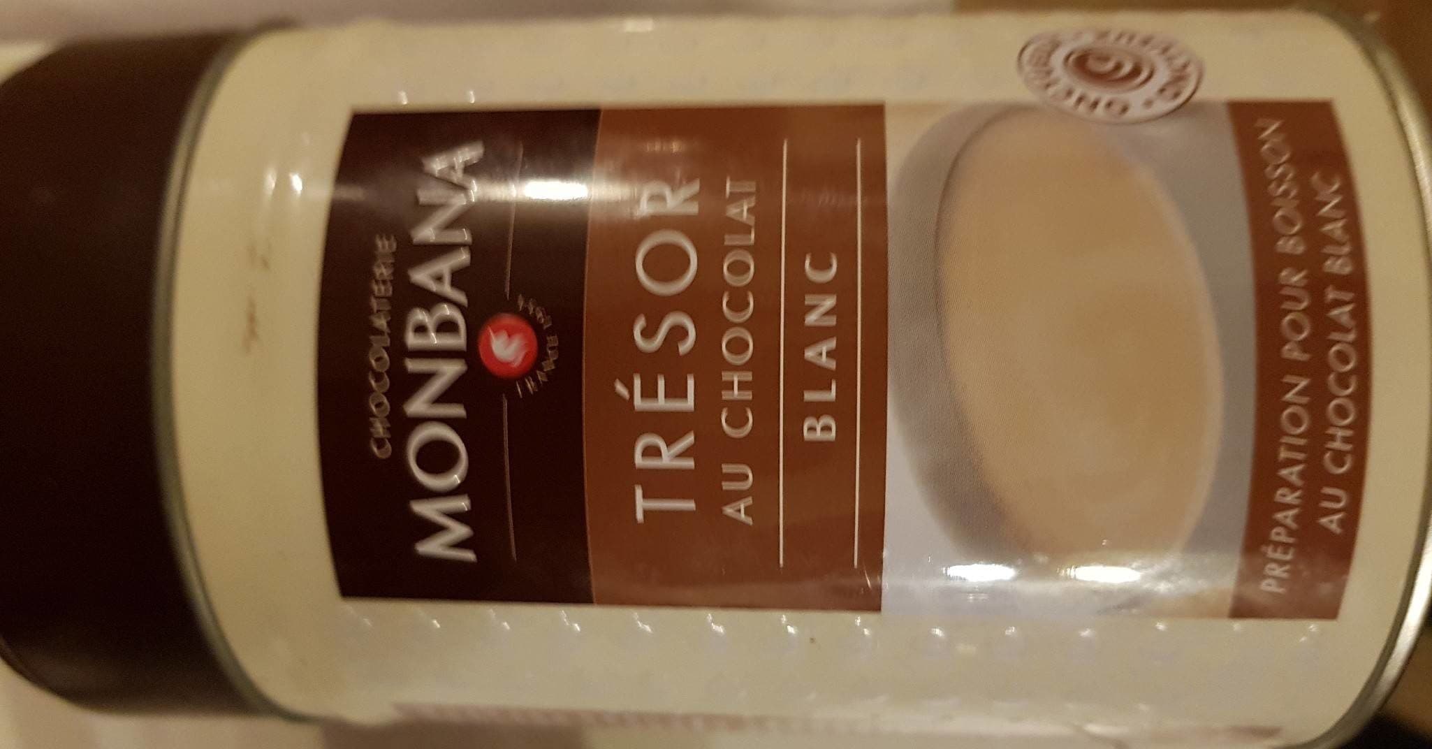 MONBANA Trésor au chocolat blanc en poudre packshot